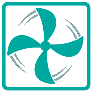 Aксиален (осов) канален вентилатор с къс корпус Vitlo AXS function icon
