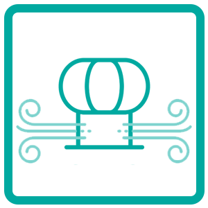 Центробежен покривен вентилатор с хоризонтално изхвърляне Vitlo CR function icon