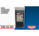 Кабелни връзки HAAN KBB-48.300 черни (100бр./1пакет) thumb image