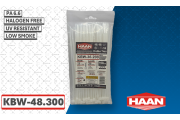 additional module Кабелни връзки HAAN KBW-48.300 бели (100бр./1пакет)